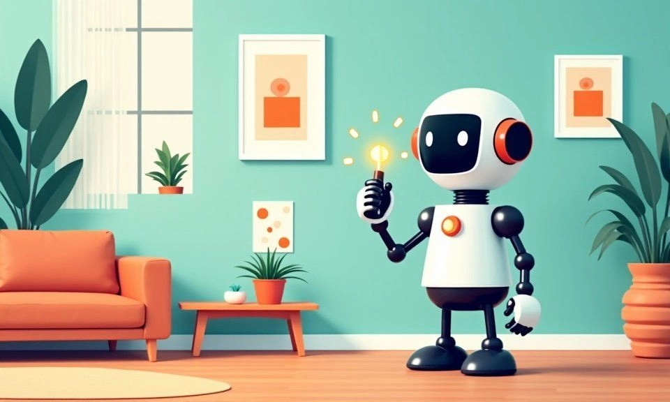 Ai robot controlling smart home