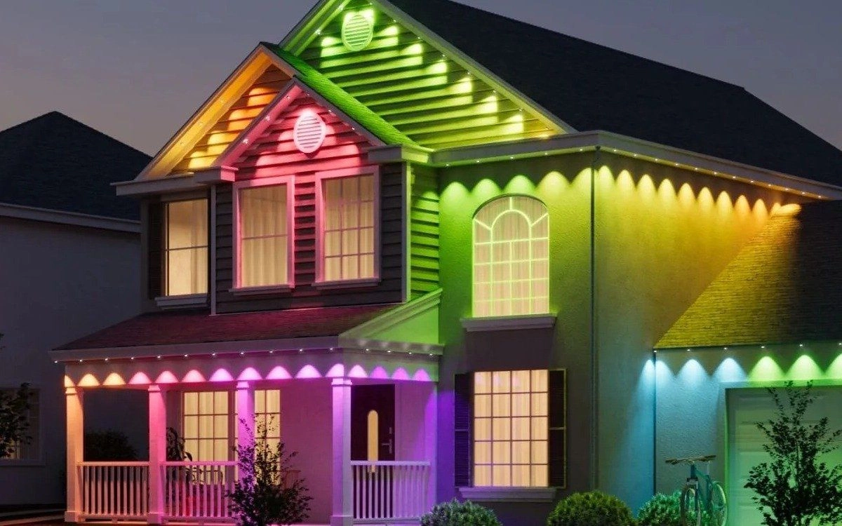 Govee permanent outdoor lights 2 house colorful