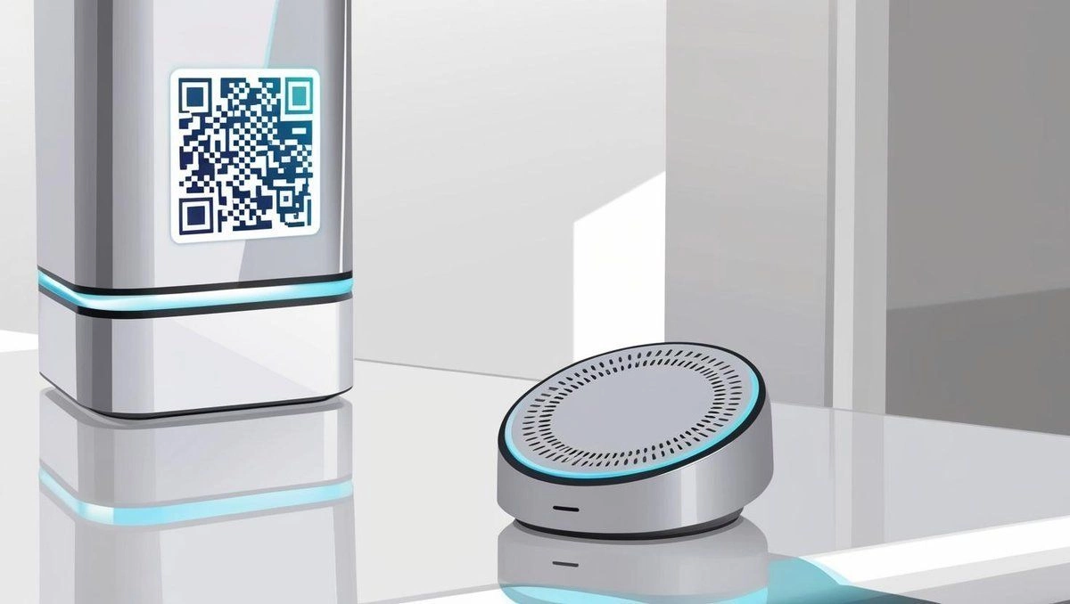 QR codes on smart home gear