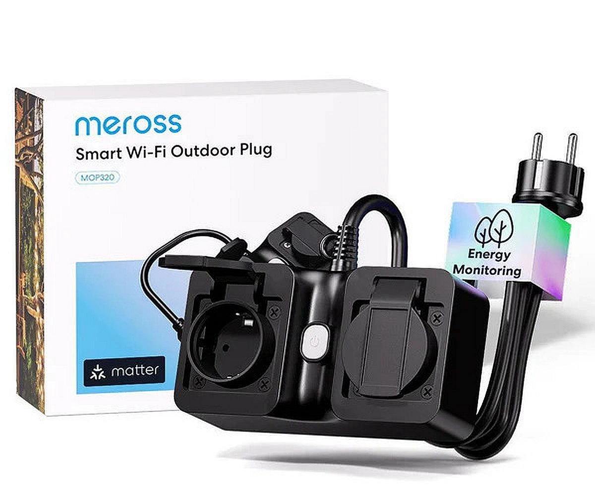 Meross matter smart outdoor plug