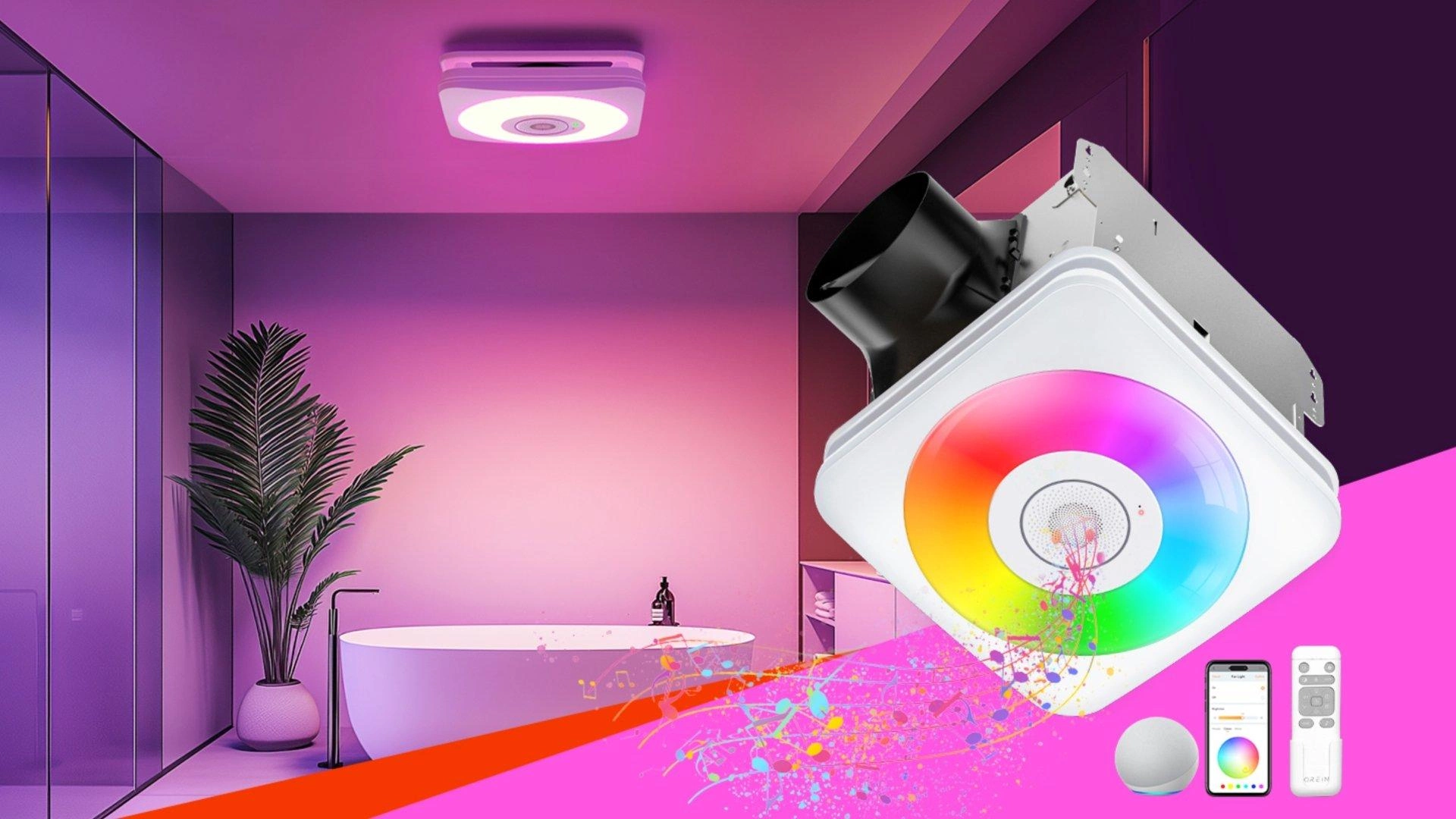 Orein matter smart bathroom exhaust fan lifestyle