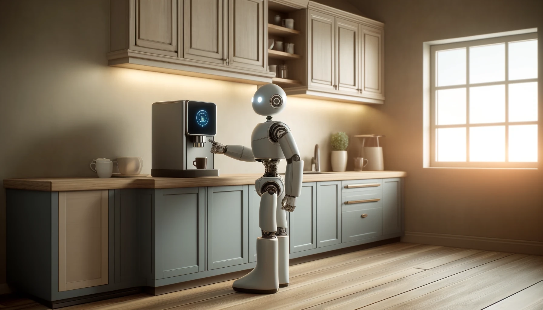 Robot coffee machine