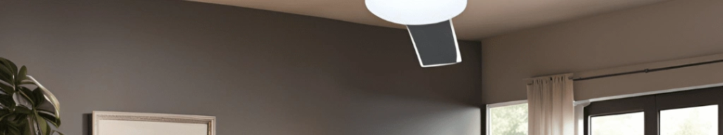 Illustration of a smart ceiling fan