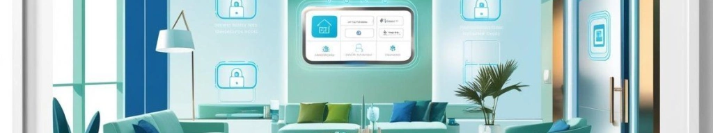 Illustration of a cybersecure home