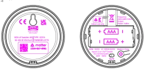 IKEA TIMMERFLOTTE (Temperature and humidity sensor)