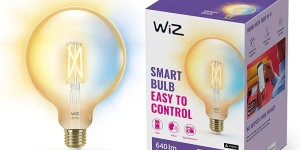 WiZ G125 Filament Globe Bulb Amber E27 50W
