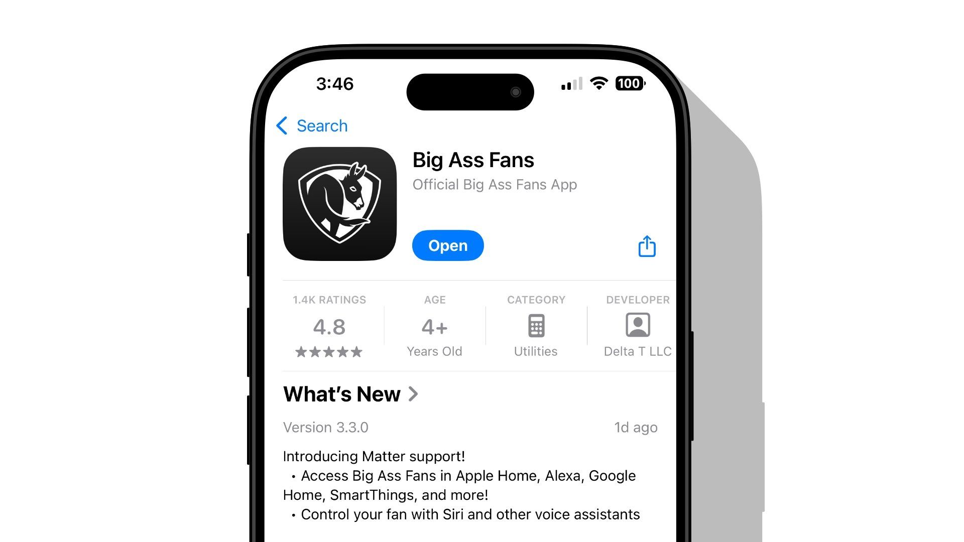 Big ass fans matter app update