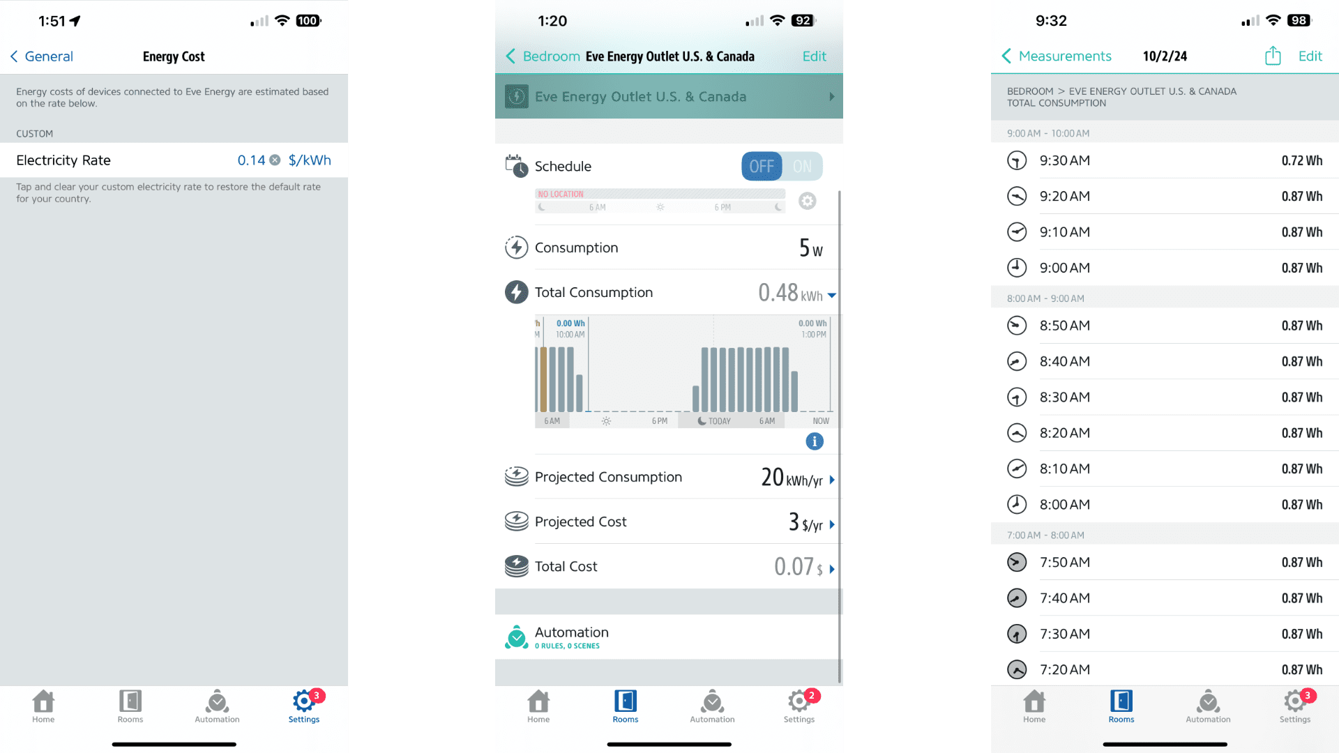 Eve energy outlet review eve app energy monitoring