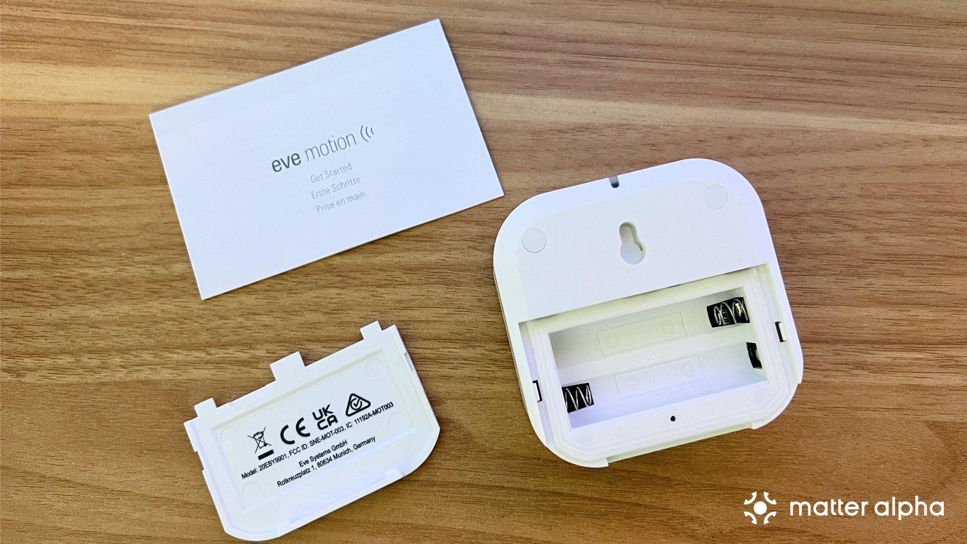 Eve motion sensor review unboxing