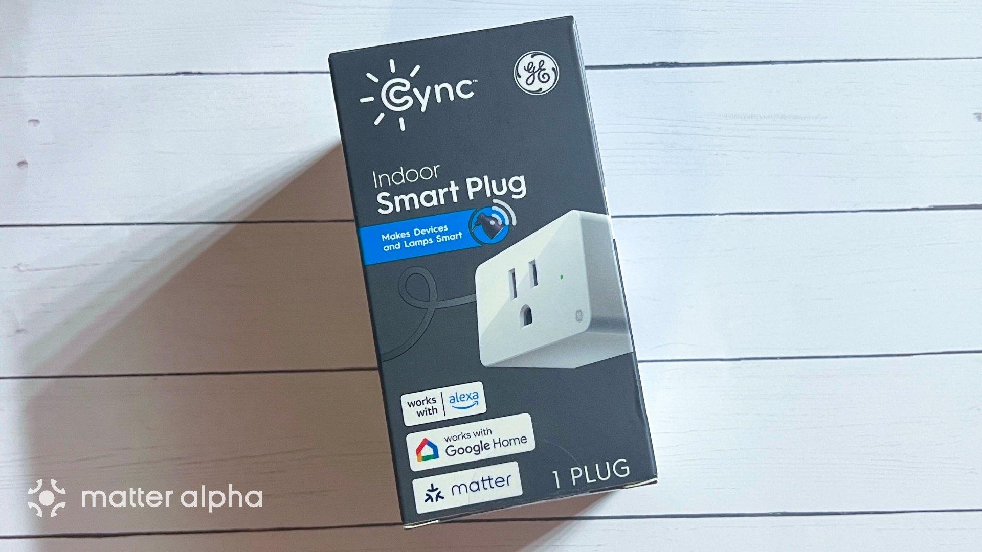 Gc cync matter indoor smart plug review box 2