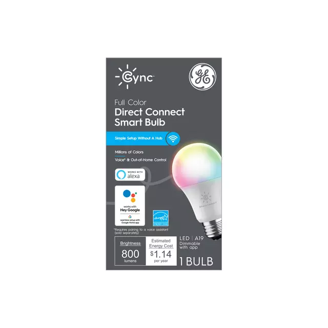 Ge cync full color smart bulb a19