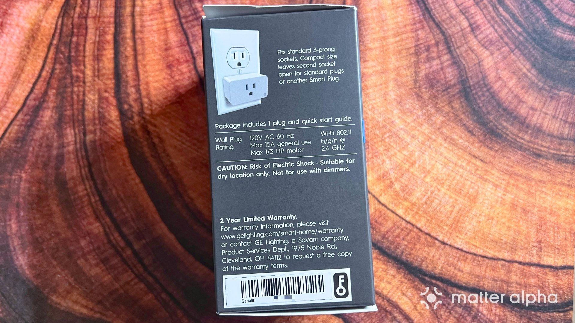 Ge cync matter indoor smart plug review specs