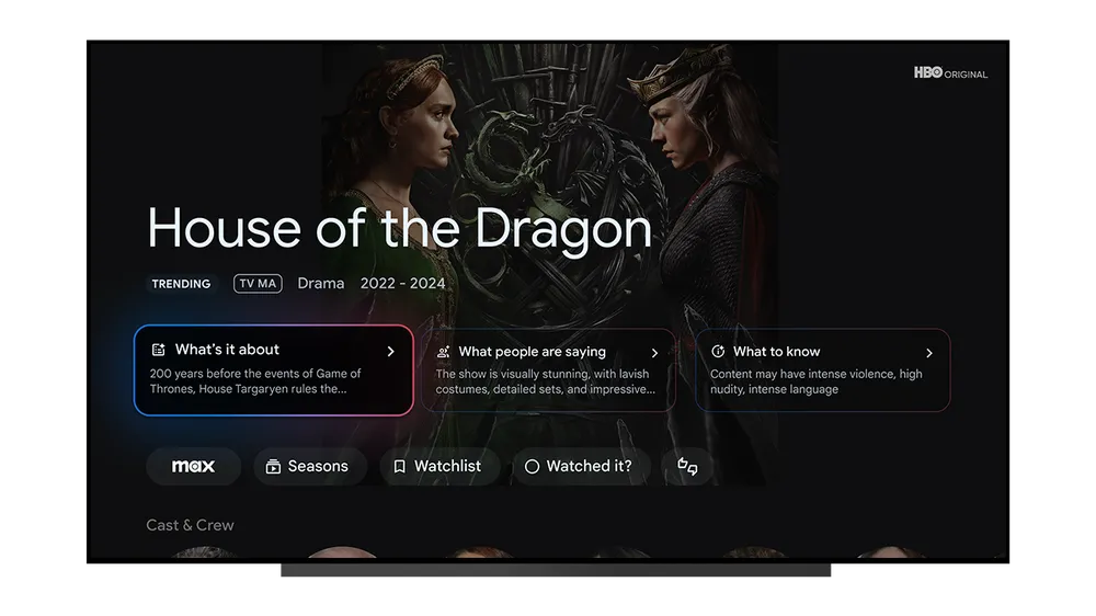 Google tv streamer gemini summaries