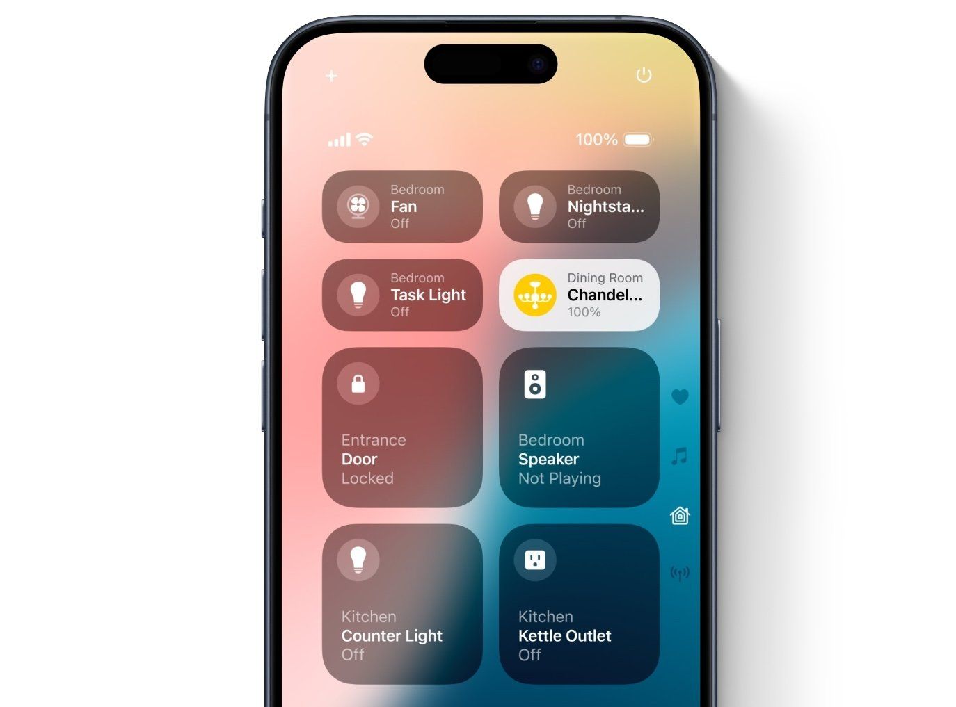 Ios 18 apple home control center