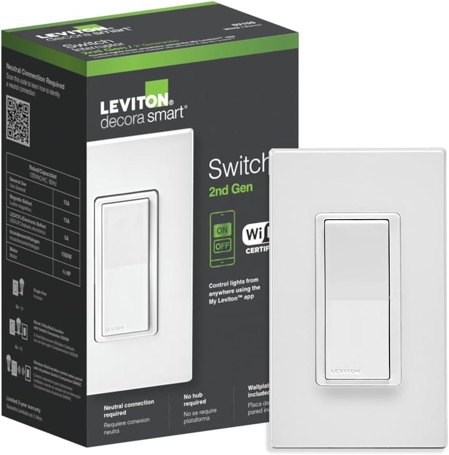 Leviton decora smart switch 2nd gen matter product