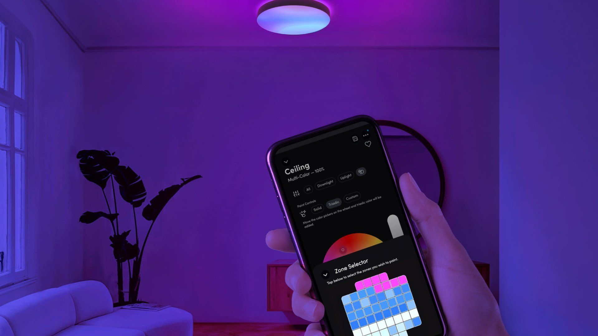 Lifx ceiling light lifestyle