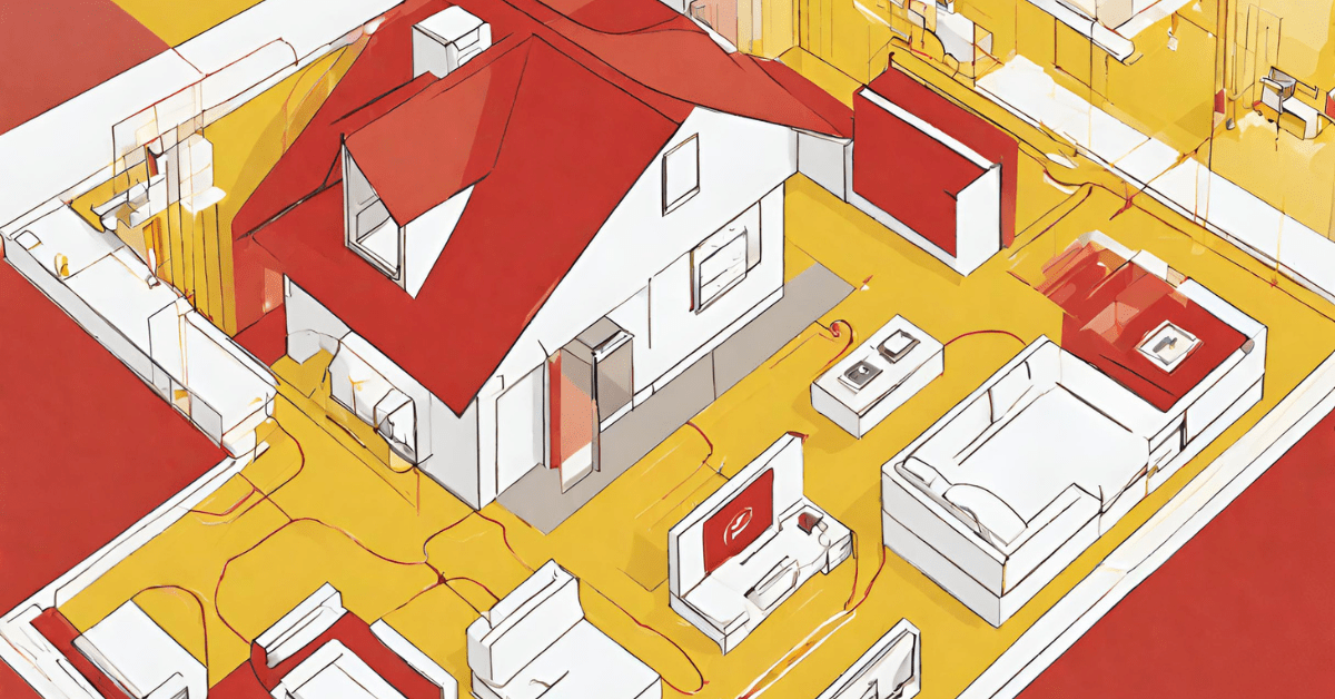 Matter smart home in yellow 1