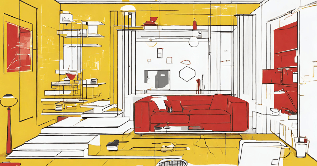 Matter smart home in yellow