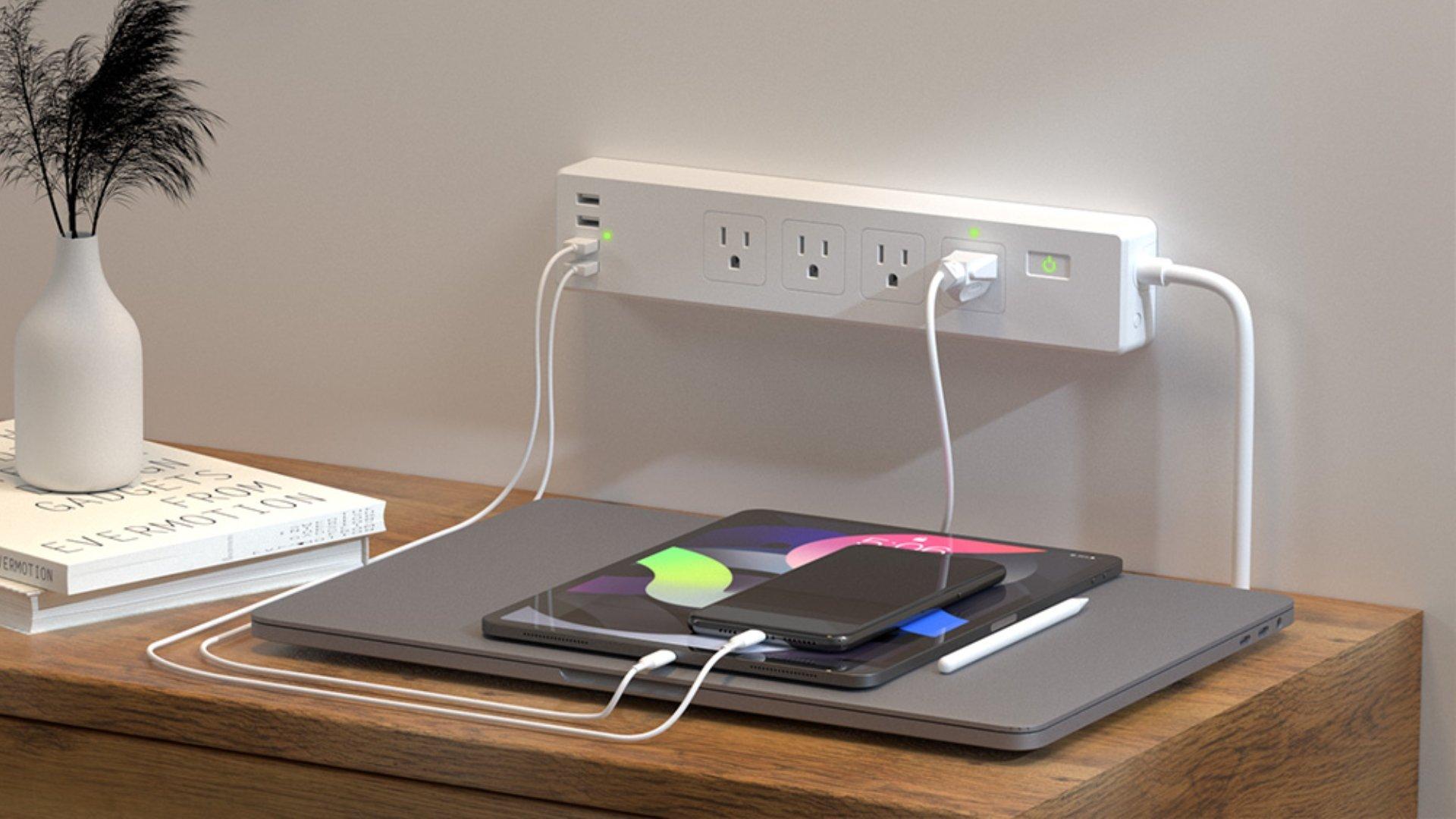 Meross smart power strip lifestyle 2