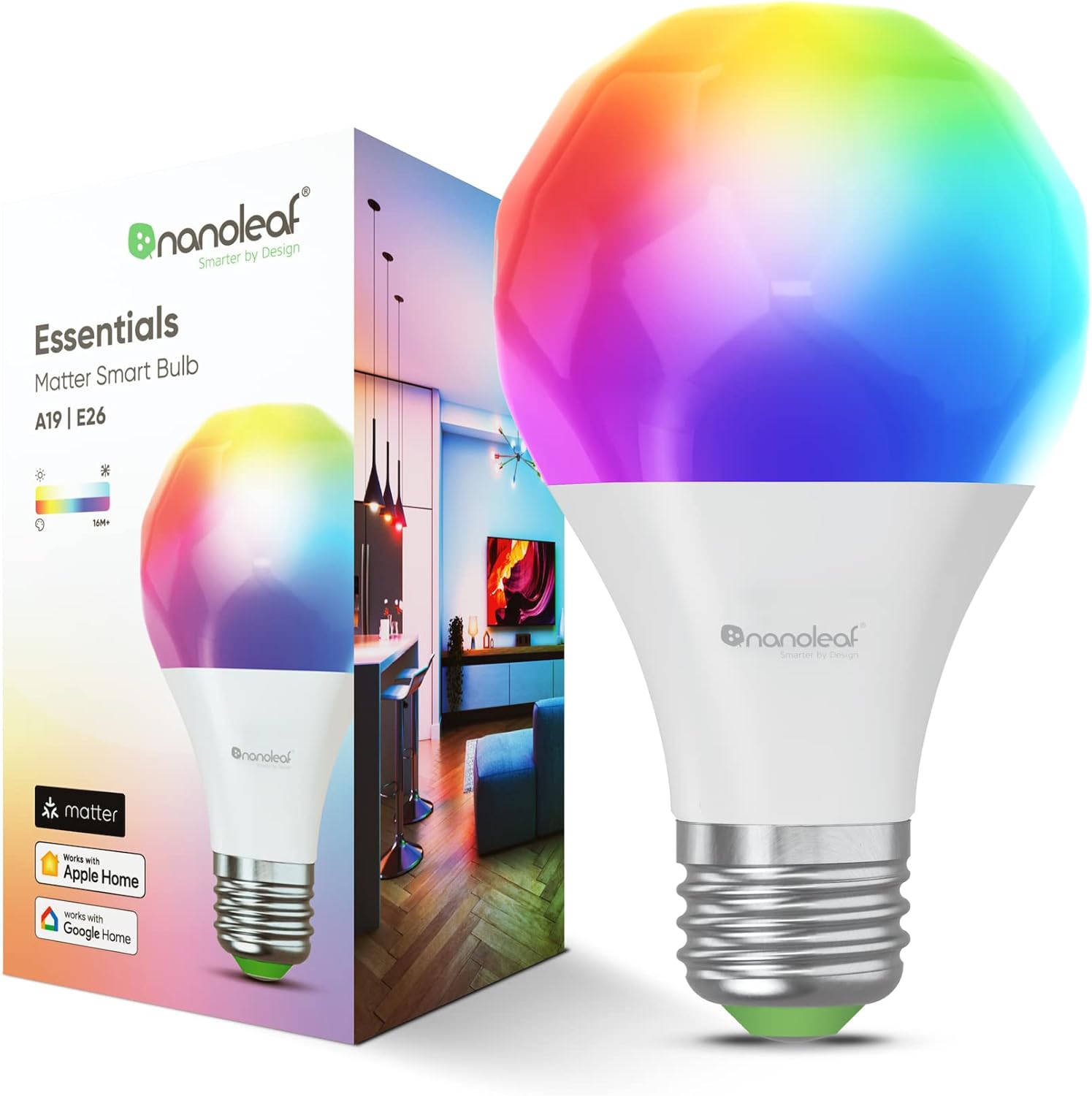 Nanoleaf essentials a19 matter smart bulb product