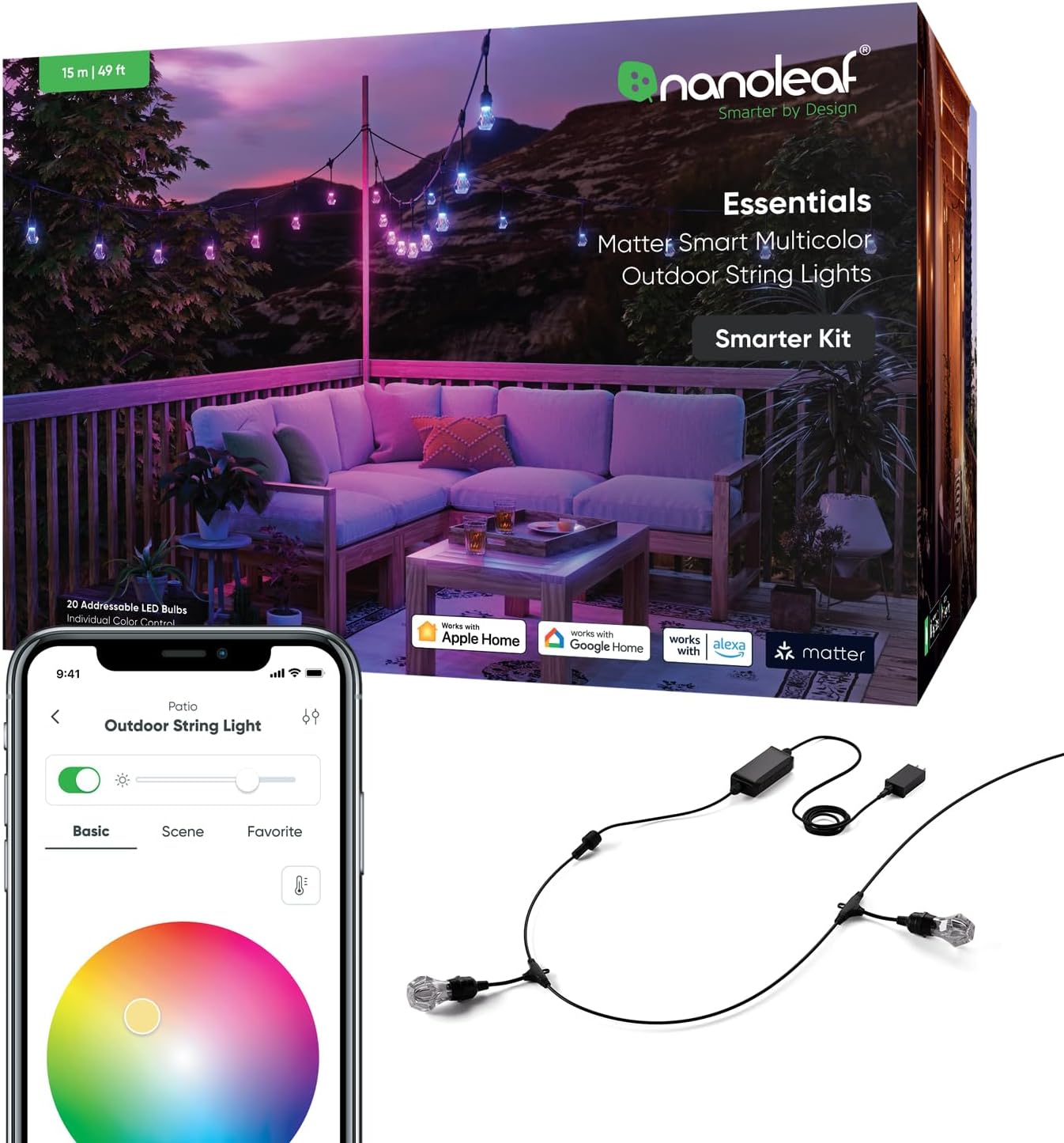 Nanoleaf essentials outdoor string light product