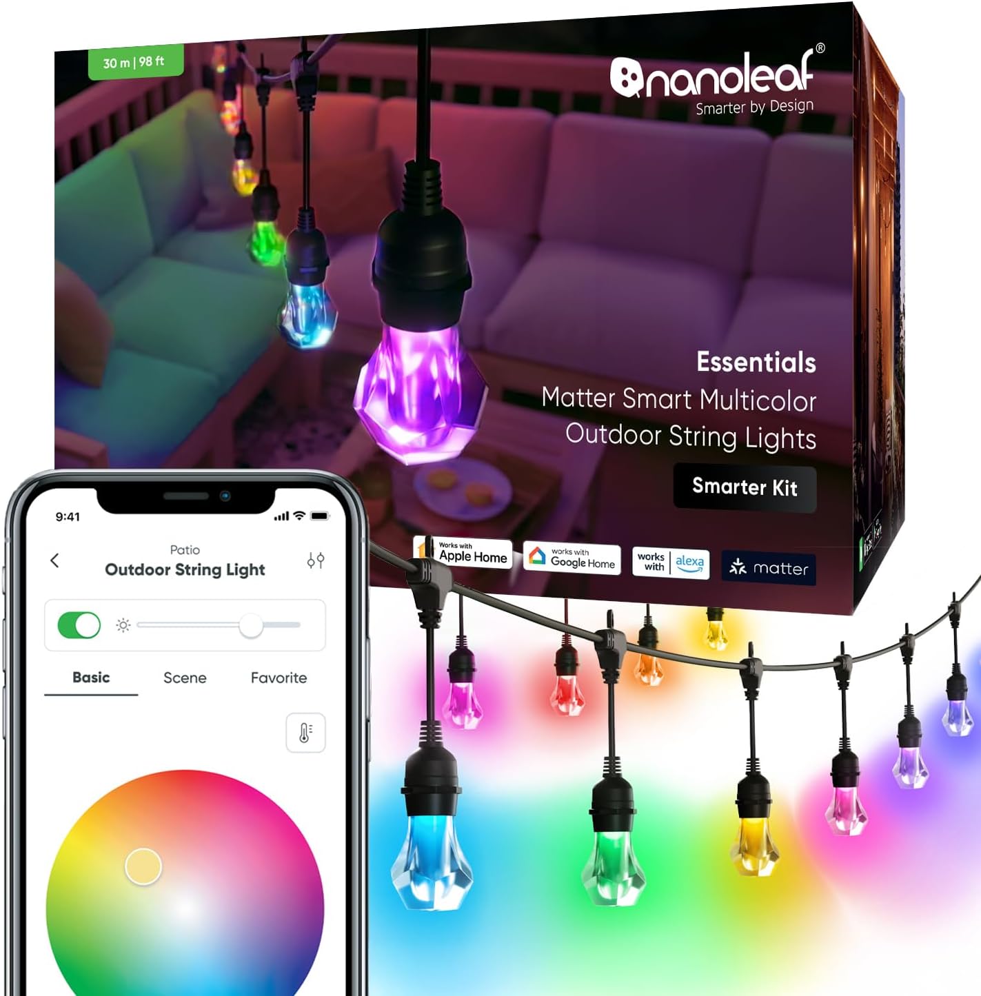 Nanoleaf outdoor string