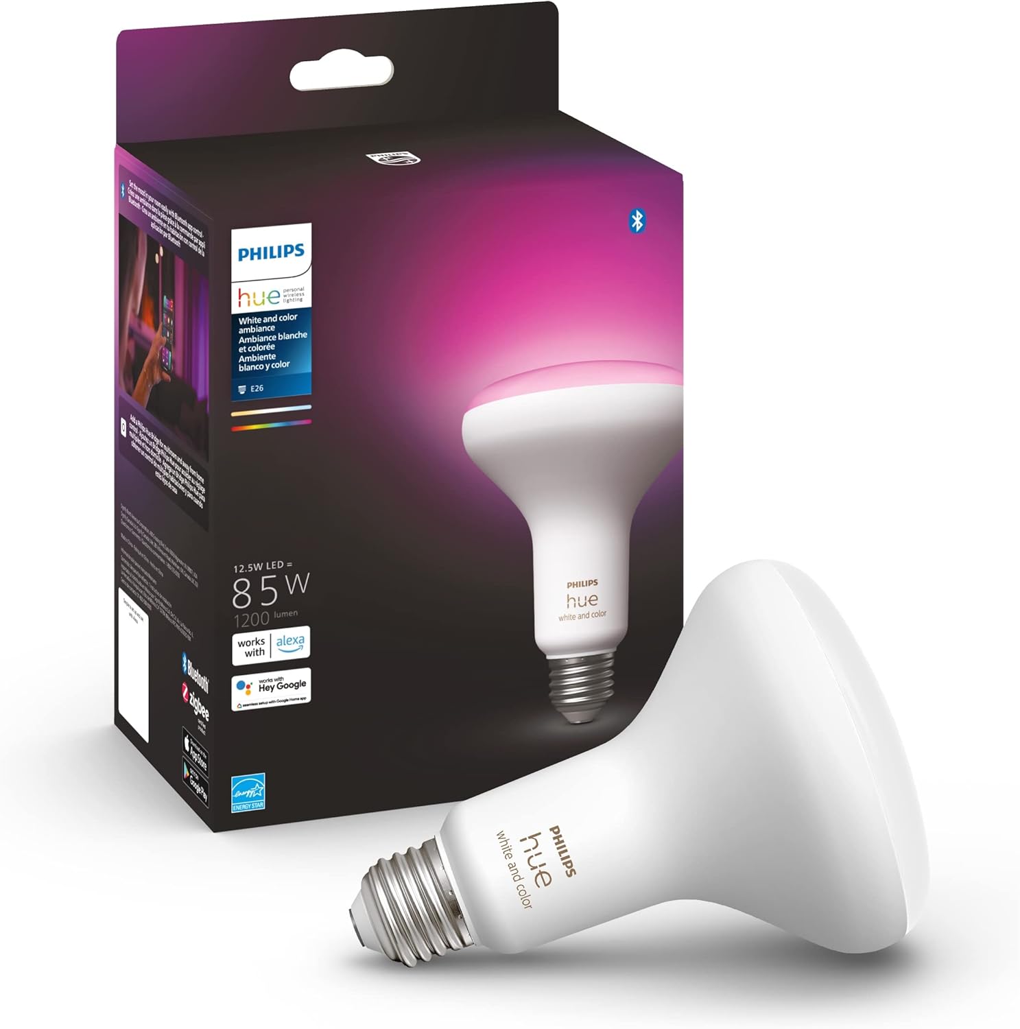 Philips hue br30 smart led bulb