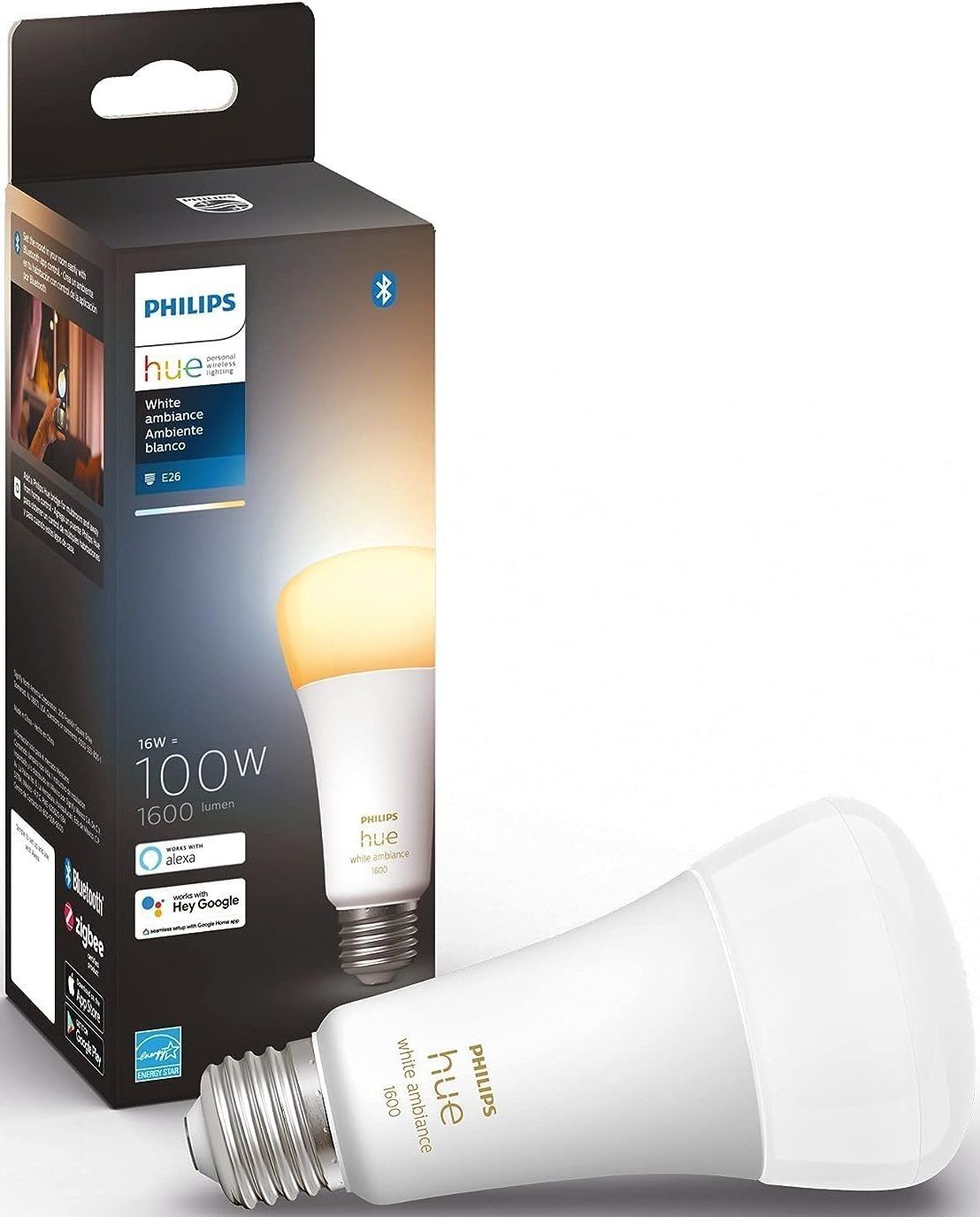 Philips hue white ambiance 100w e26 smart bulb product