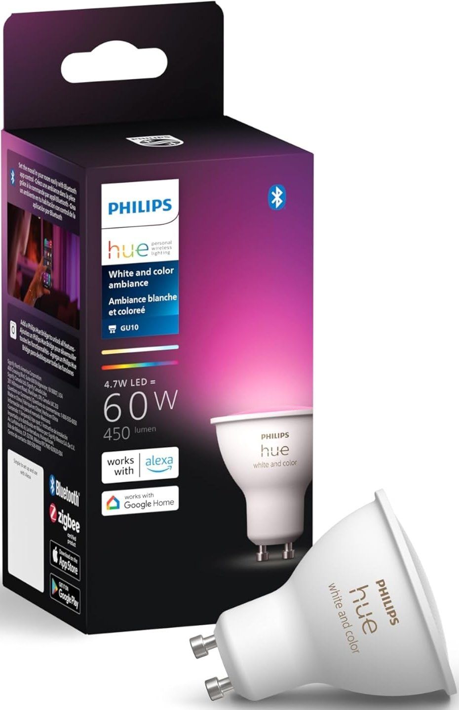 Philips hue white color ambiance gu10