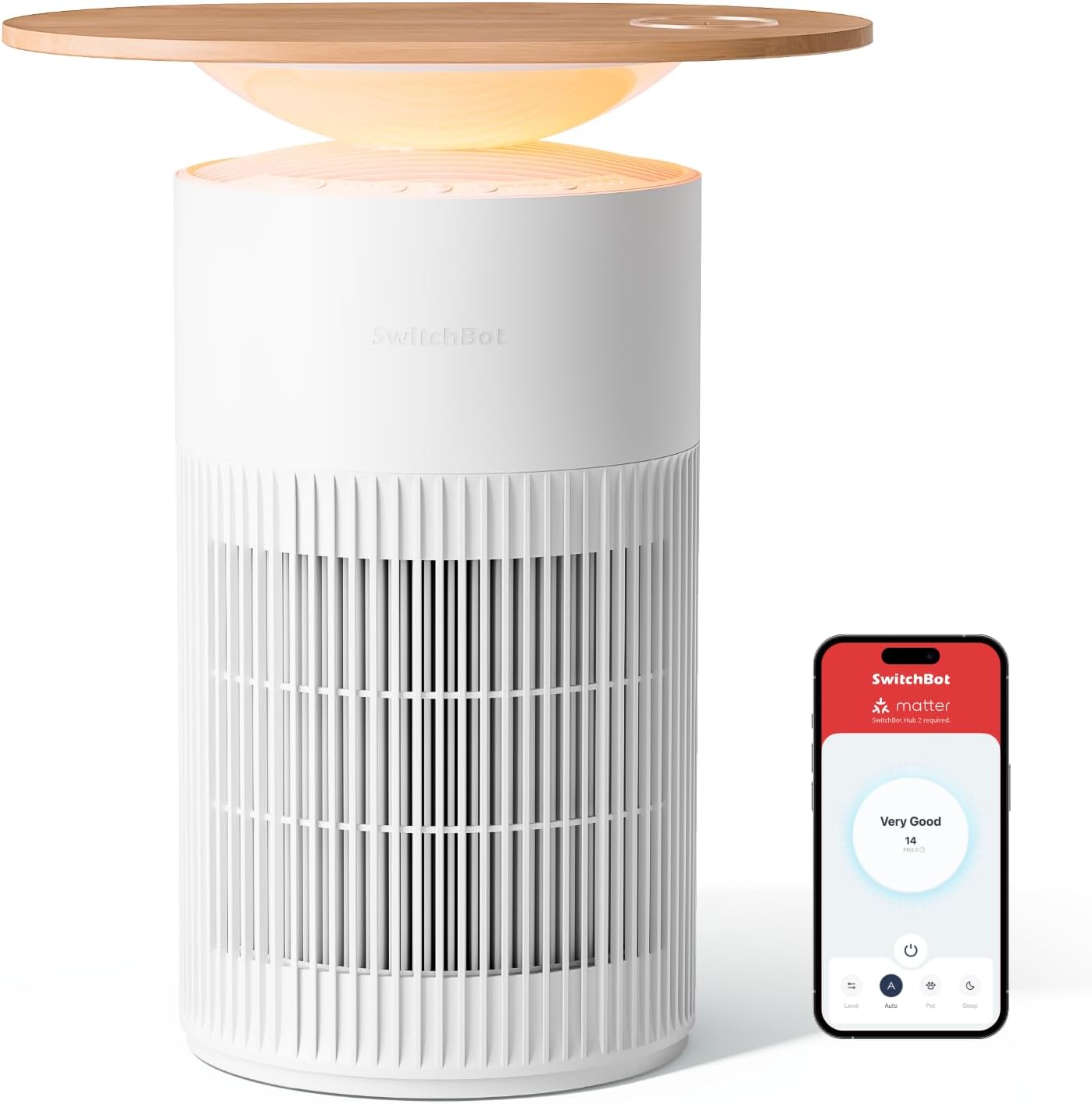 Switchbot air purifier table matter