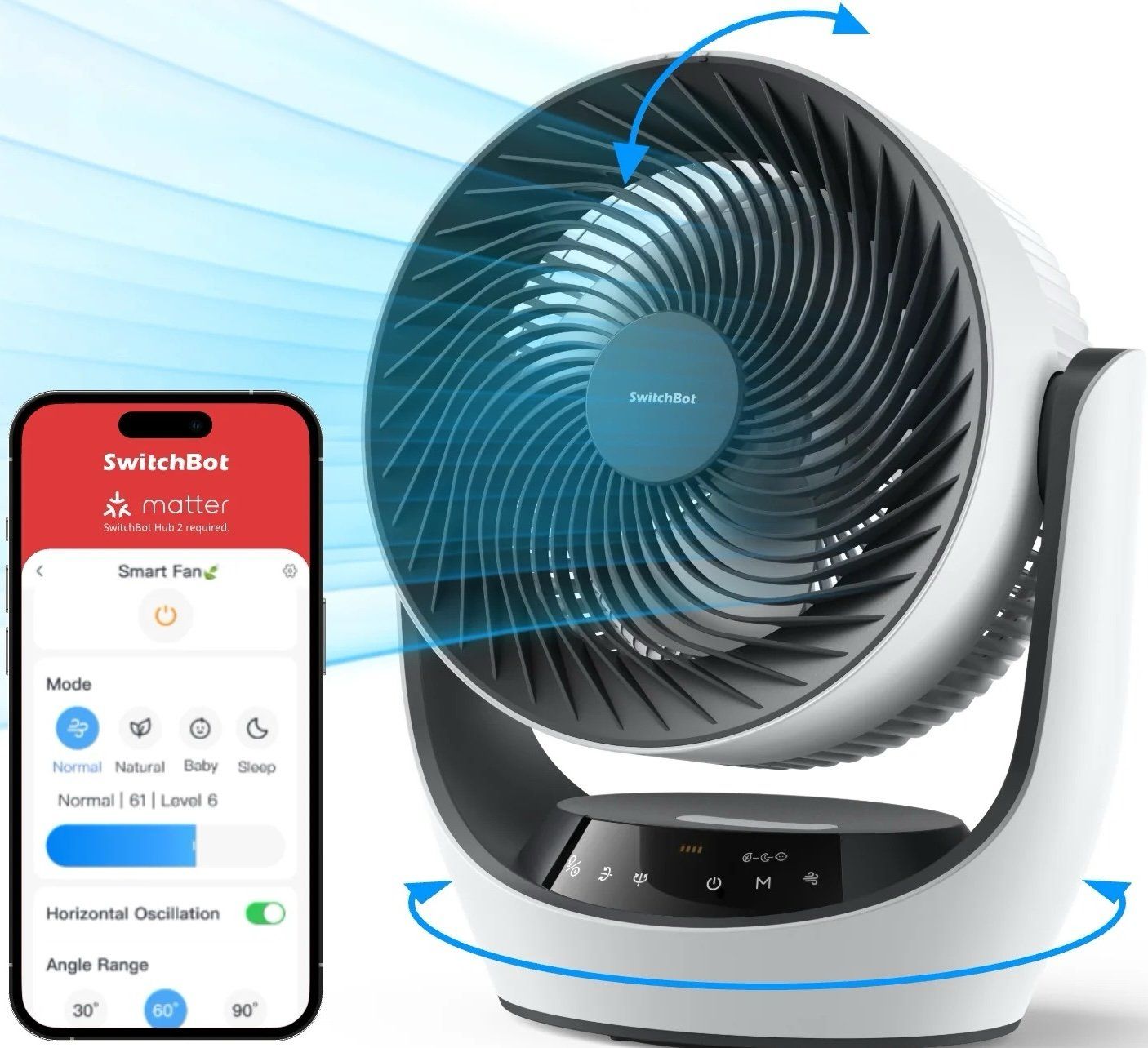 Switchbot smart circulator fan product