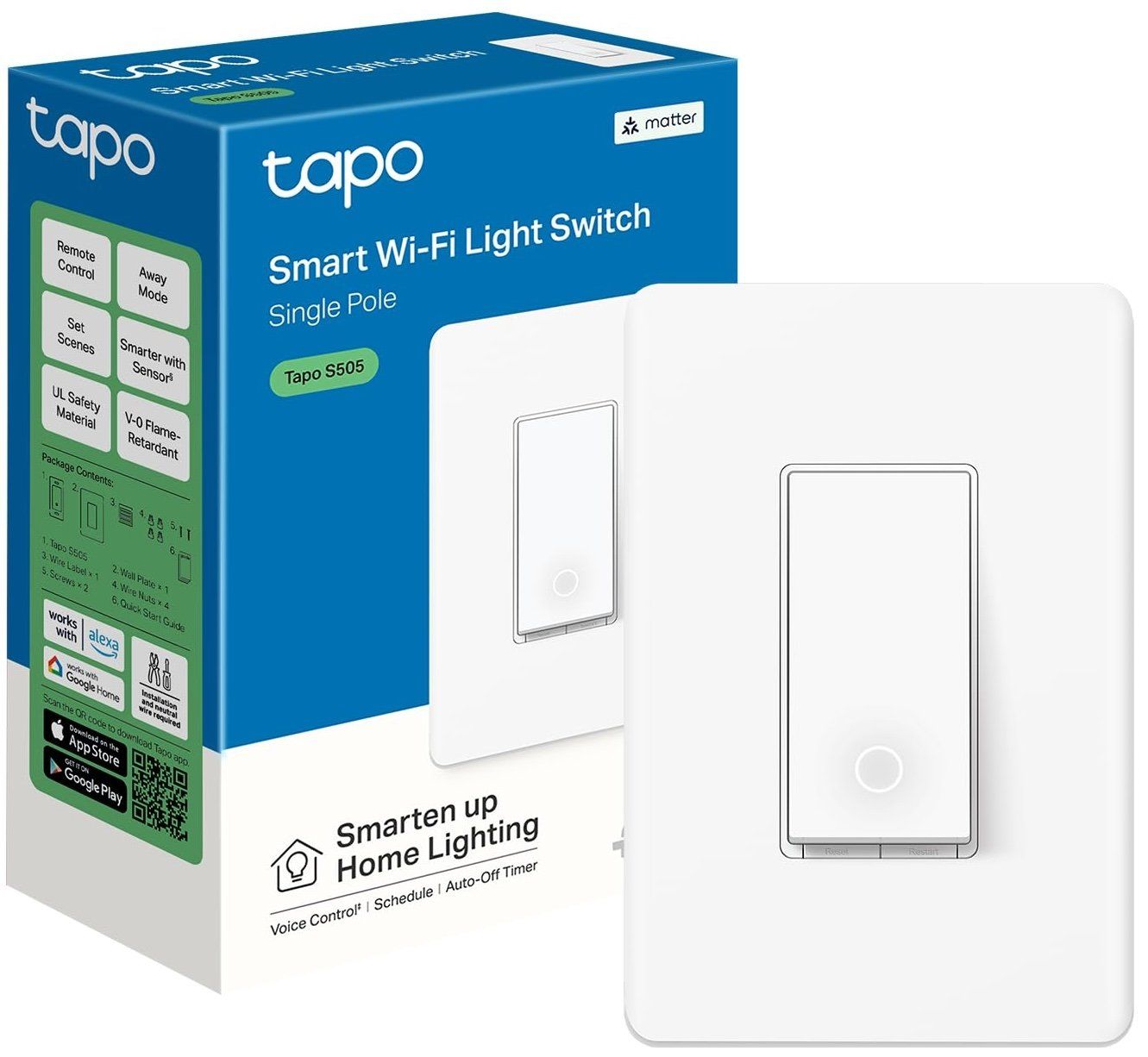 Tapo s505 smart wifi light switch product