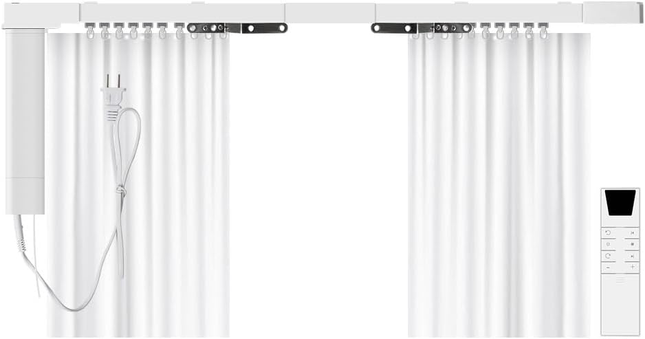 Zemissmart matter over wifi electric track smart curtain product